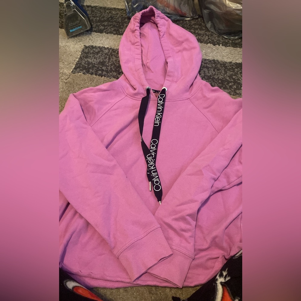 Calvin Klein crop top hoodie